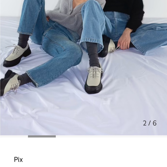 Camper Black and gray leather women's shoes-Size 37 - Picture 5 of 5